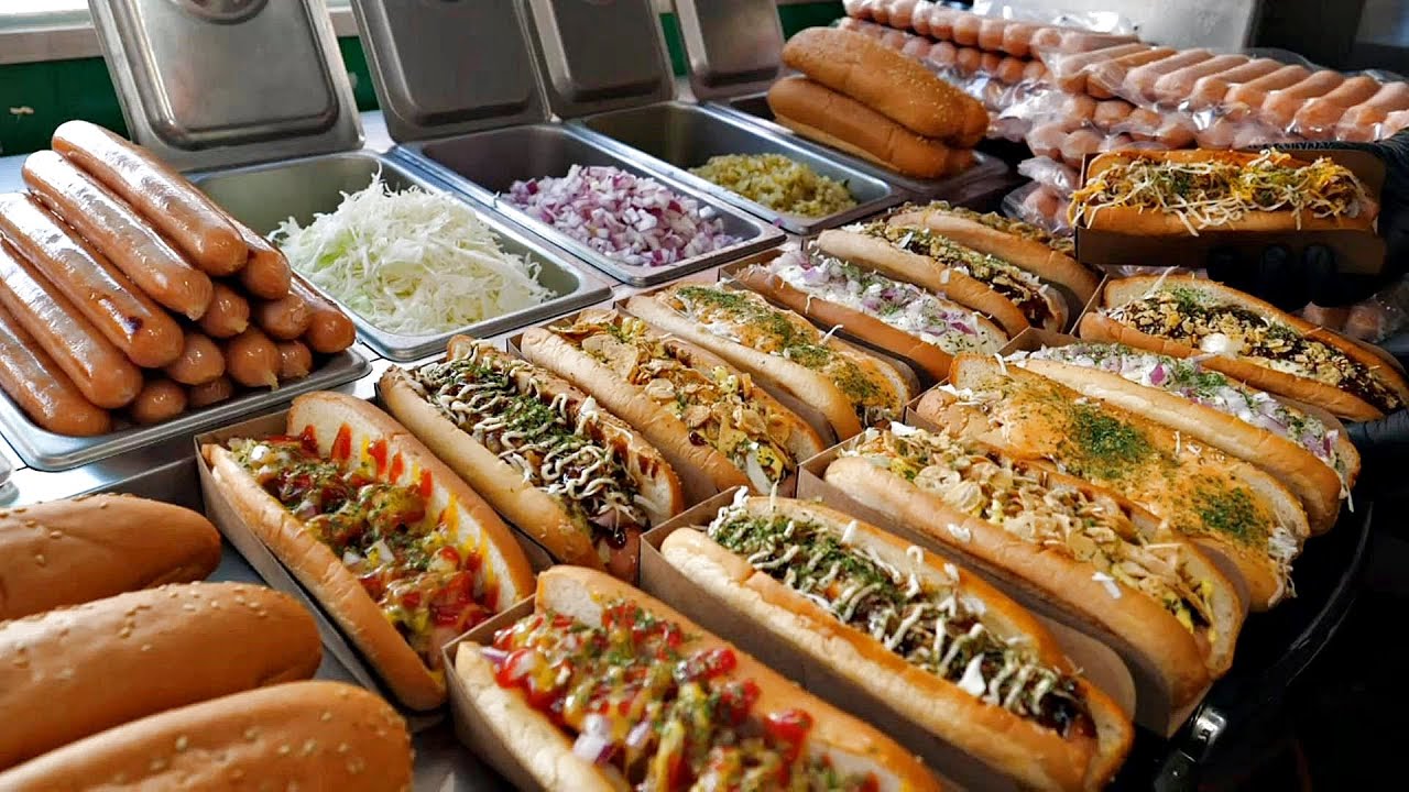 세계 1위 챔피언에게 전수받은 피자부터? 하루 2000개 팔리는 햄버거 까지! 미국 맛의 성지 TOP5 / American hot dog / korean street food