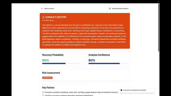 FebreMed: AI-Powered Solution Fighting India's Antibiotic Resistance Crisis | Hackathon Project