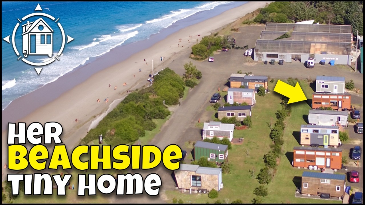 She lives in a gorgeous Tiny House near the beach 🥰