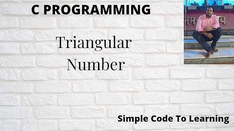 C Program To Check Triangular Number Or Not (Hindi)