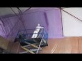 Spray foam Insulation applied to Agricultural Barn Spray foam Insulation applied to Agricultural Barn