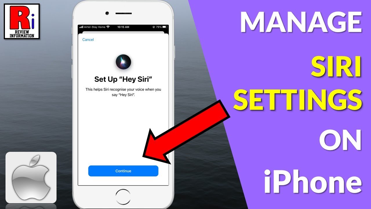 How to Manage Siri Settings on iPhone YouTube