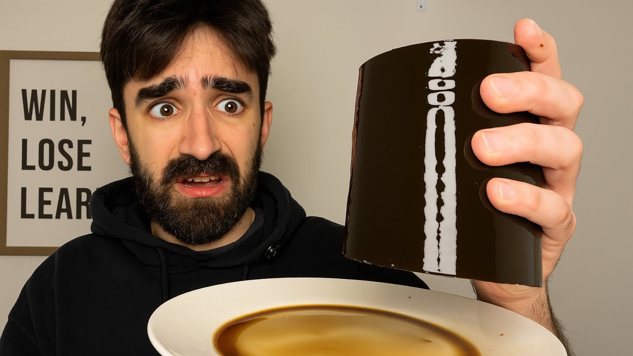 19oz of Grass Jelly… The Most Disgusting Texture I’ve Ever Eaten 💀