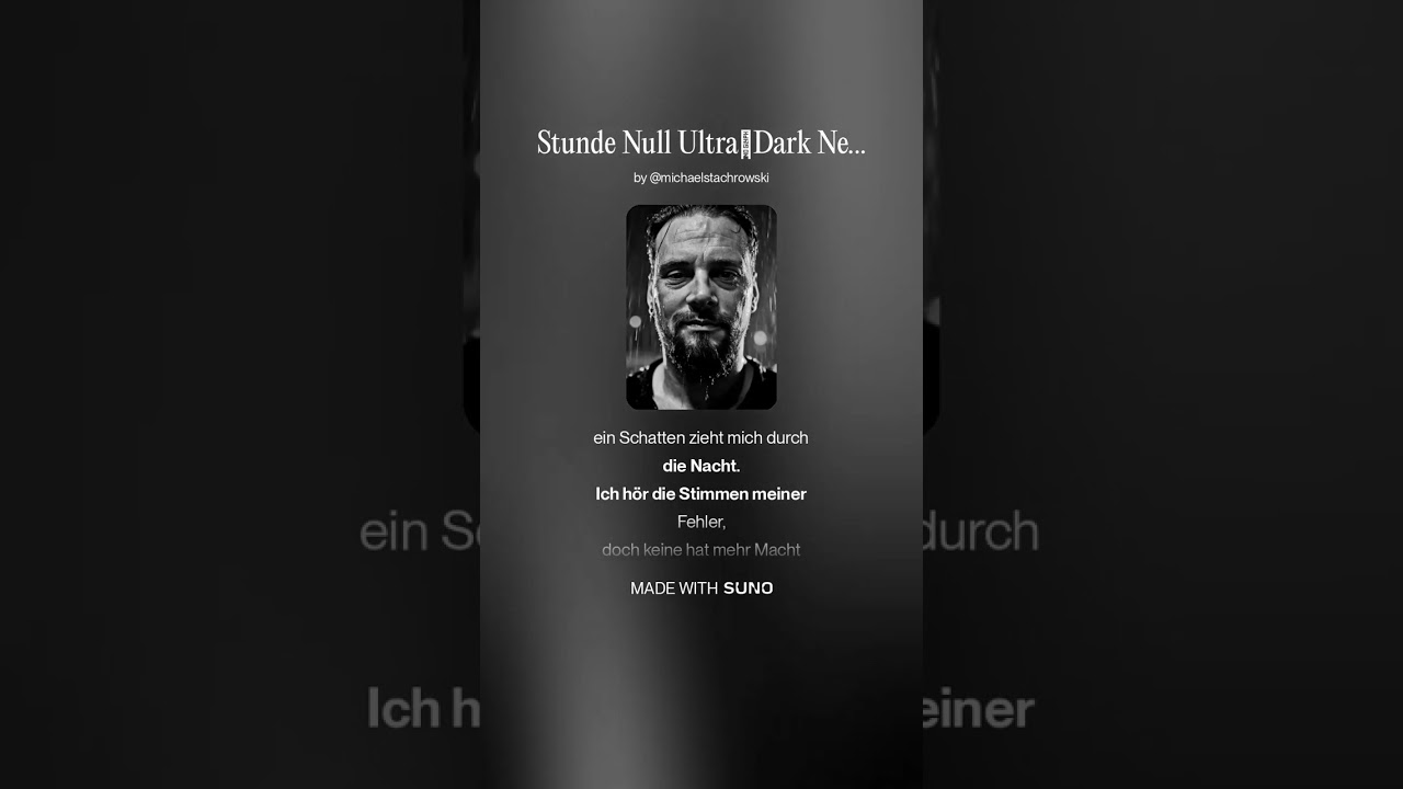 Stunde Null Ultra‑Dark Neo‑Eurodance 2026