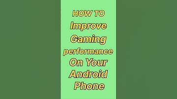How To Improve Gaming Performance On Your Android Phone#shorts #gaming