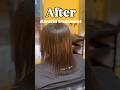 BEFORE ➡️ AFTER #keratintreatment #haircare #shinyhair