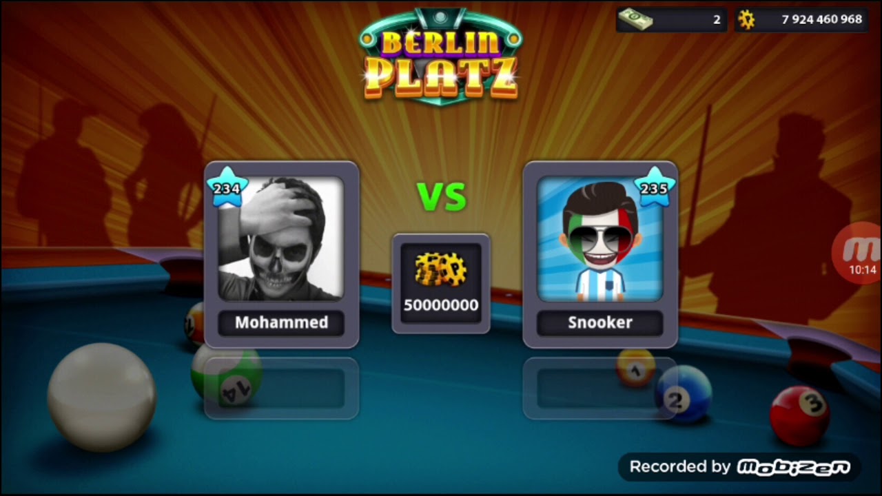 master mohammed vs snooker gamer berlin