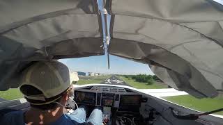 N724CZ Cozy MK IV Gusty Landing at T67