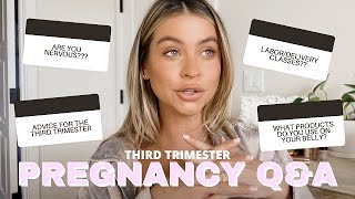 PREGNANCY Q\&A: third trimester pregnancy journey, answering your questions at 9 months pregnant!