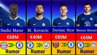 ALL CHELSEA  LATEST TRANSFER RUMOURS & CONFIRMED SIGNINGS 2023 | SADIO MANE, DECLAN RICE, HARRY KANE