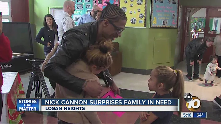 Nick Cannon surprises Logan Heights family at Boys...