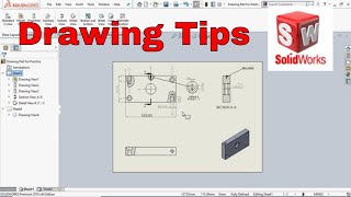SolidWorks Drawing Tips to save Time|SolidWorks Tutorial