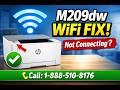 How to Setup HP LaserJet M209dw WiFi (Easy Wireless Setup Guide )