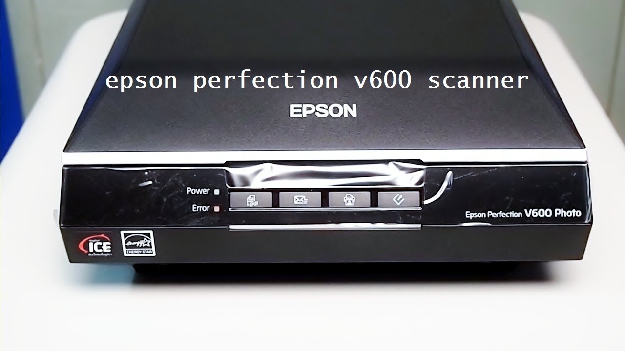 part 1 unboxiing of the epson perfection v600 photo and film scanner with  digital ice - YouTube