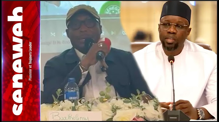 Barthélémy Dias's response to Ousmane Sonko