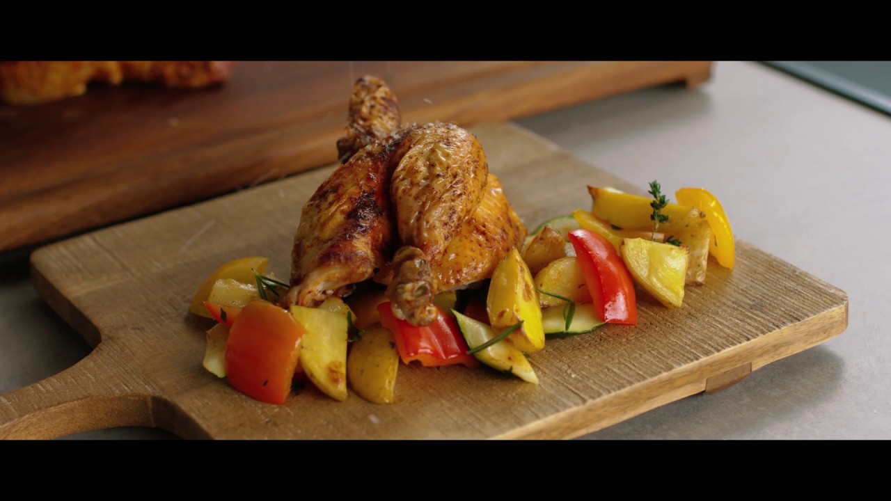 Hele kip uit stoomoven | AEG Stoomoven Recepten
