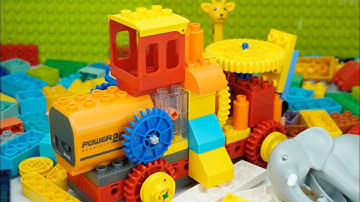 Satisfying DIY Vehicle How To Build Giraffe Elephant Transporter Train