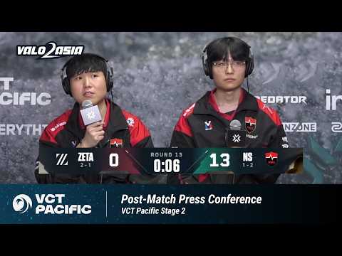 Nongshim RedForce (NS vs. ZETA) | VCT Pacific Stage 2 2026 | Post-match Press Conference