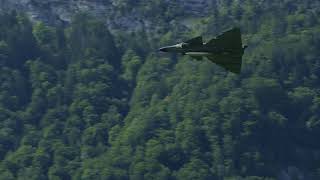 Zigermeet 2019 Saab Viggen fast fly by