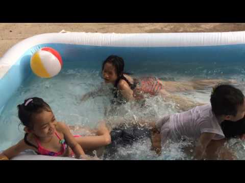 Video tăm bể bơi mini dành cho trẻ em, phao bơi dành cho cả... - youtube