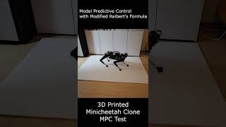 3D Printed Quadruped Robot Walking Test (Minicheetah Clone)