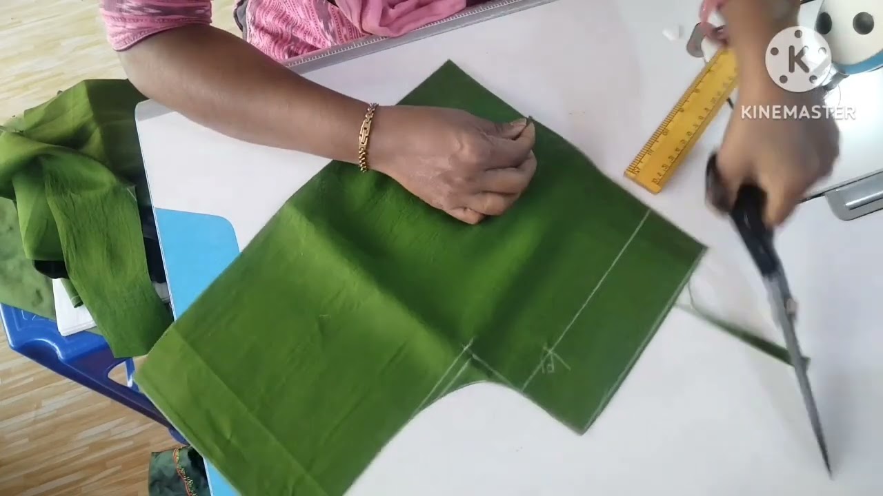 High neck blouse cutting ✂️