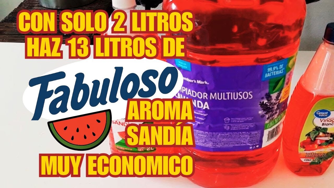 HAZ 13 LITROS DE FABULOSO!!! LIMPIADOR PARA PISOS!!