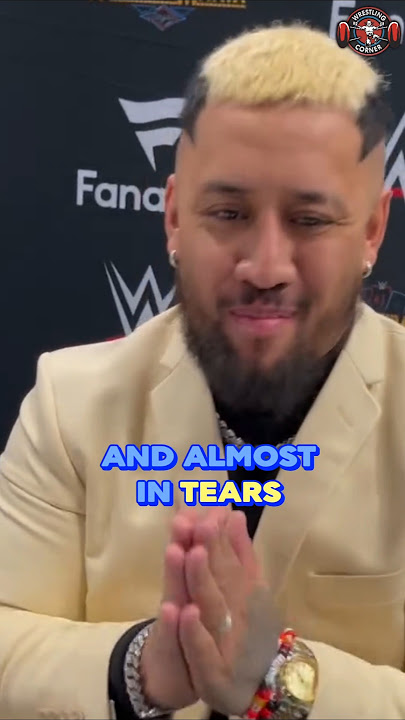 This fan made Solo Sikoa really emotional 😢 #wwe #wrestling