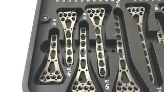 orthopedic instruments box for volar distal radius locking plates and screws