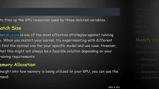 How to Avoid CUDA Out of Memory Errors in PyTorch