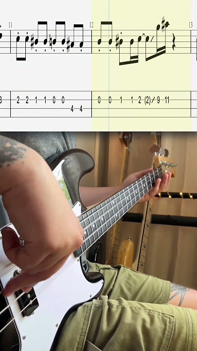 🎵 Iconic bass lines: Stevie Wonder (Nathan Watts 🎸) – Sir Duke TUNING: E A D G #bass #tabs