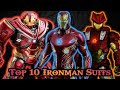 Top 10 Most Powerful Suits of Ironman