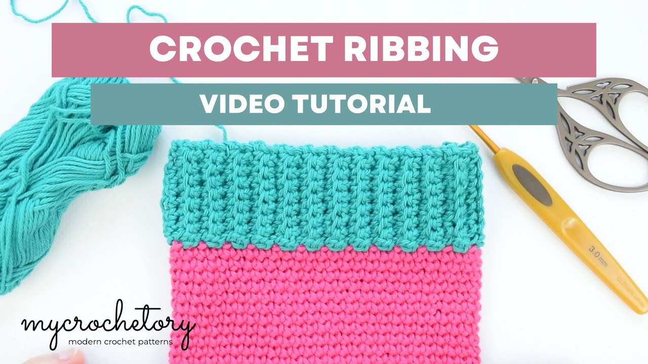 How to crochet HERRINGBONE STITCH - MyCrochetory