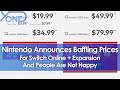 Nintendo Announces Baffling Prices For Switch Online + Expansion & People Are Not Happy