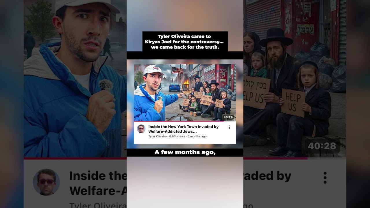 Tyler Oliveira came to Kiryas Joel for the controversy... we came back for the truth.