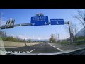 Driving through the Alps - France, Italy Border