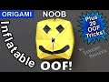 Inflatable Noob + 20 Amazing OOF Tricks! - Roblox Origami