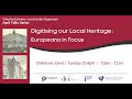 Digitising our Local Heritage: Europeana in focus