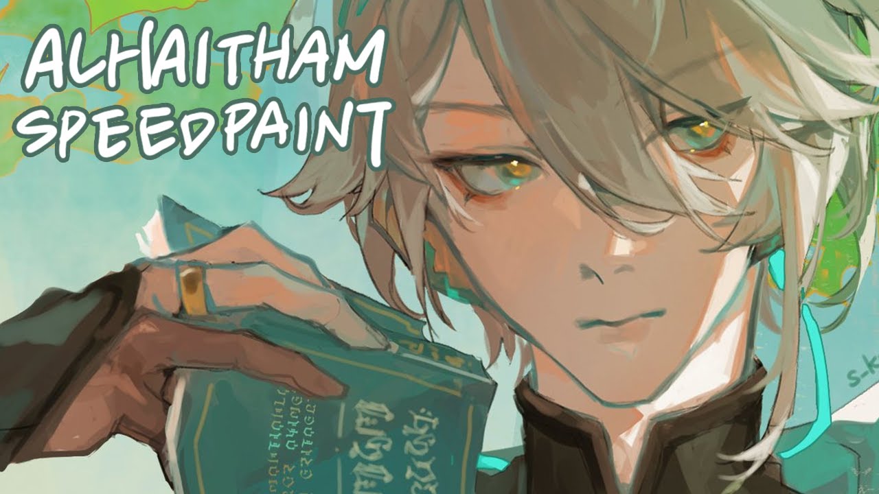 genshin impact - alhaitham speedpaint