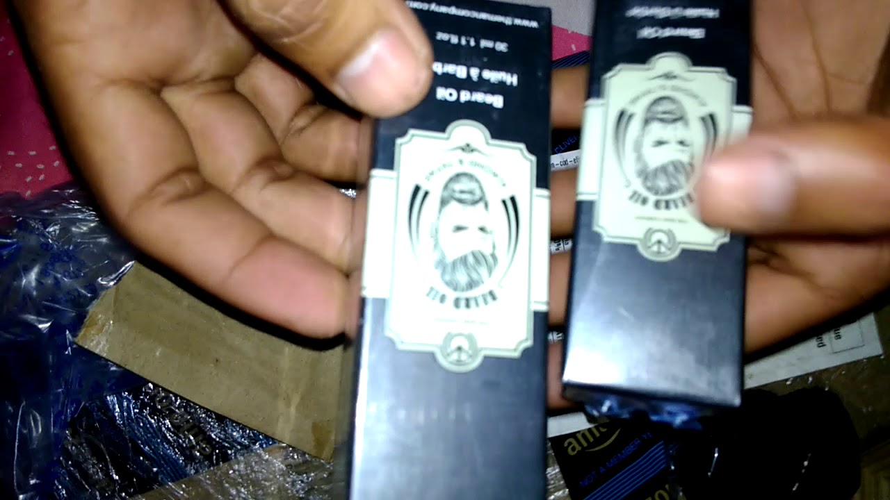 MAN COMPANY BEARD OIL UNBOXING