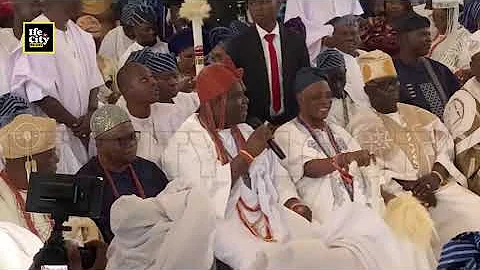 Ooni of Ife Speaks in Oodua Voice as He Hosts Olubadan, Installs Okanlomo Oodua at 10th Coronation