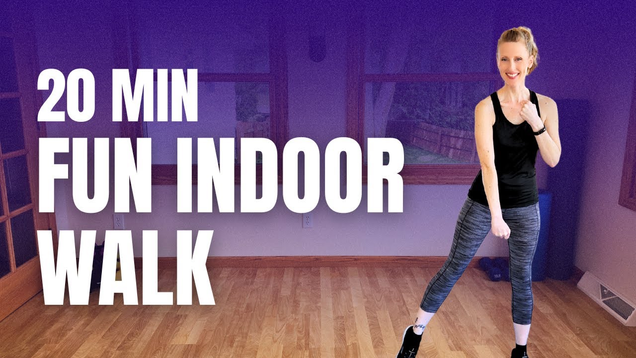 20 мин. 🔥 Веселая прогулка в помещении 🔥 с растяжкой после тренировки 🔥 Сжигает калории 🔥 Низкая ...