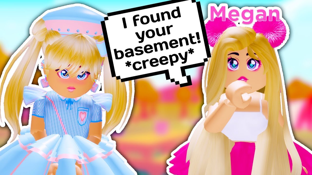 My Best Friend Found My Secret Creepy Basement Roblox Bloxburg Roleplay W Meganplays Youtube - roblox roleplay megan