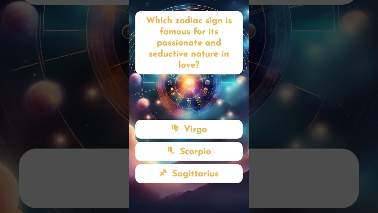 Zodiac Quiz #3: Unlock Your Celestial Knowledge! 