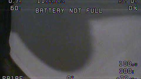 With notch, 100mw, 20cm from crossfire module, 1.3ghz video