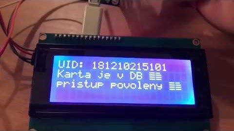 MySql RFID reader with esp8266