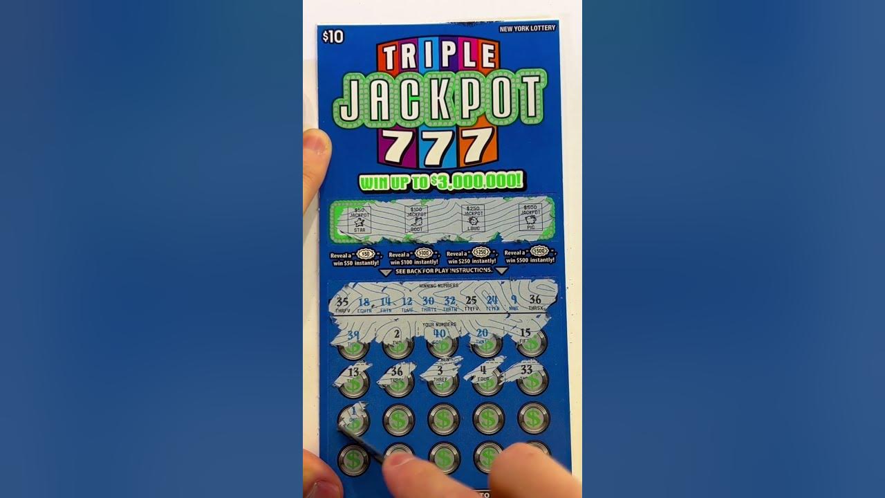 Triple JACKPOT 777s! ALL New Scratch Off from NY lotto scratchtickets