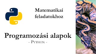 Python alapok: Math