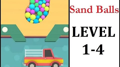 Sand Balls LEVEL 1 TO 4 GAMEPLAY Walkthrough (Android, IOS)
