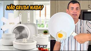I tested Shopee's ceramic cookware! 🍳 I cooked and made a cake: Does it stick or does it work? screenshot 2